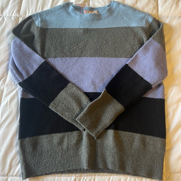 NEW Philosophy Color Block Stripe Sweater Size XS - Picture 5 of 6